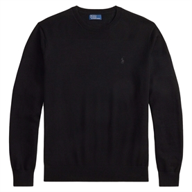 Polo Ralph Lauren Wool Crewneck Sweater, Sort